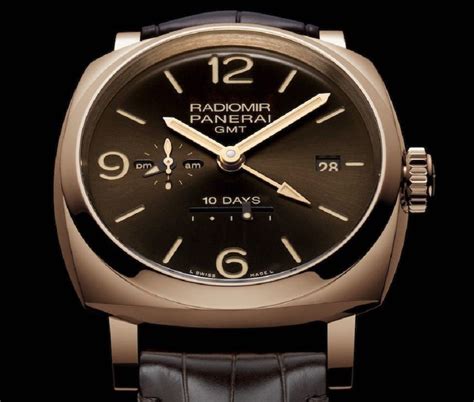 rose gold panerai replica|panerai luminor gmt 10 days.